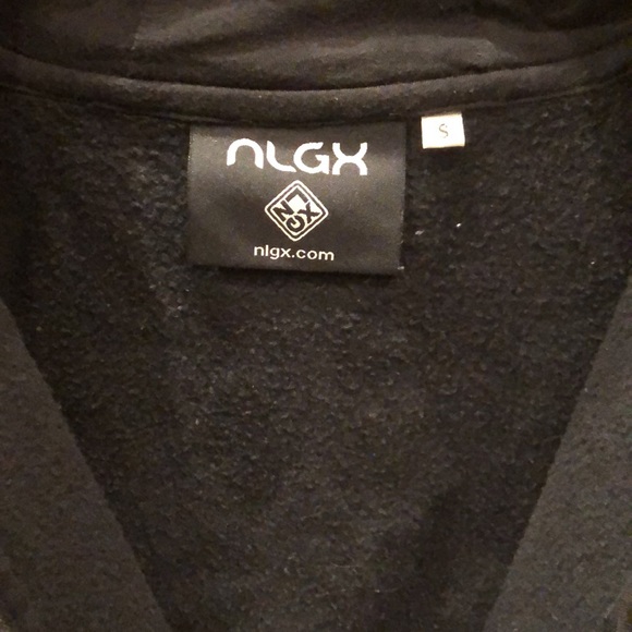 Edgy printed Chinese character Beijing zip up hoodie - Picture 6 of 9